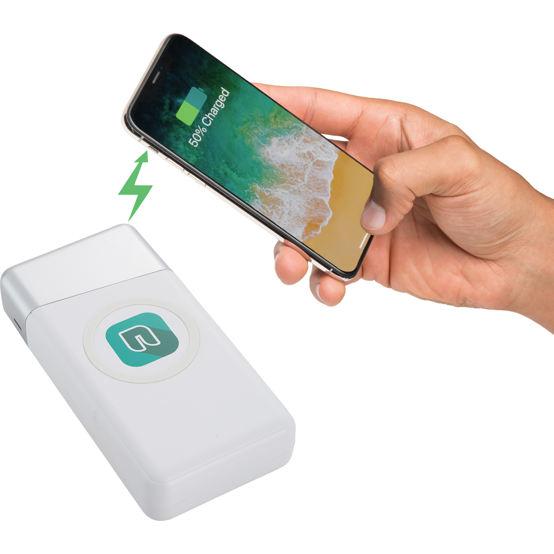 Zoom&reg; Covert 20000 mAh Fast Wireless Power Bank