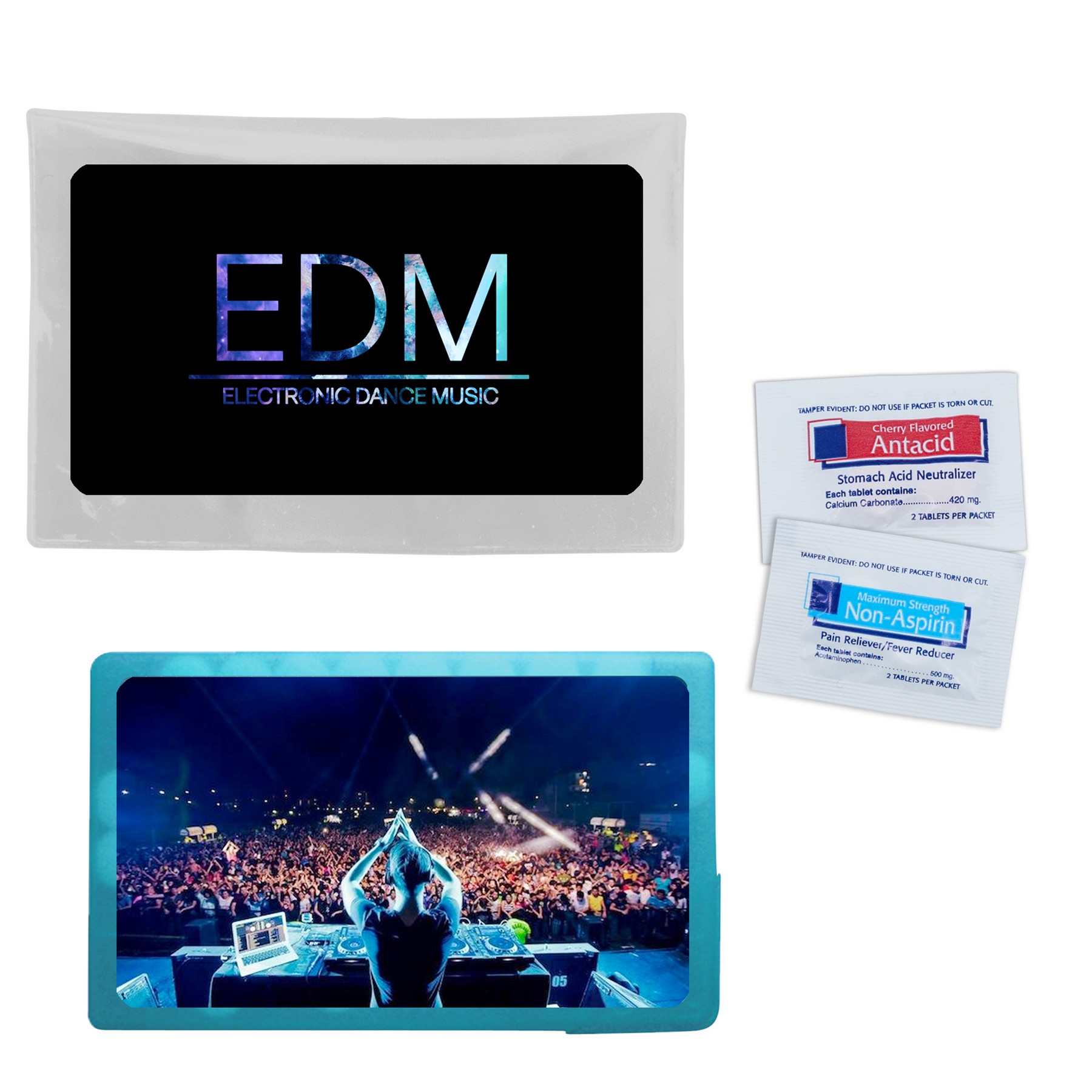  Essentials Trade Show Survival Hangover Kit from geek tech branding