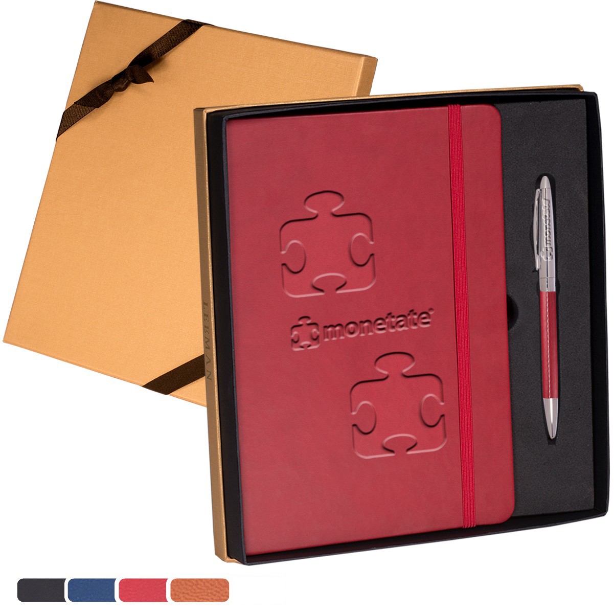 pen and pad logo gift set